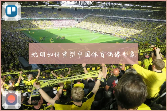 姚明如何重塑中国体育偶像形象